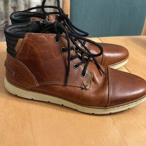 Men's Bull Boxer Adyn Boots.  Brown leather.  Size 8